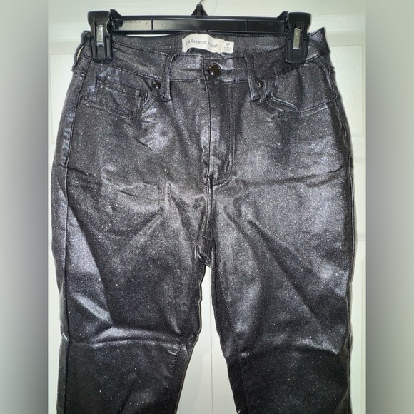 Rebecca Minkoff Women's Black Jeans. Size 6P. NWT - Picture 5 of 14